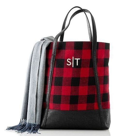 fabric source & design Herringbone and jacquard pouch