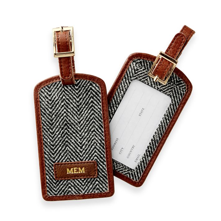 fabric source & design Herringbone and jacquard pouch