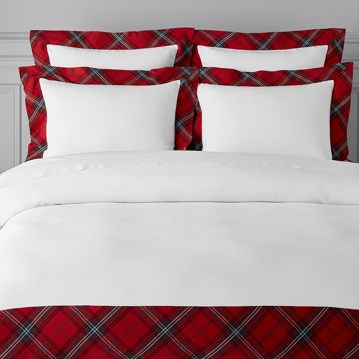 Tartan yarn dyed bedlinen