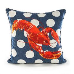 Lobster Outdoor Accent Pillow